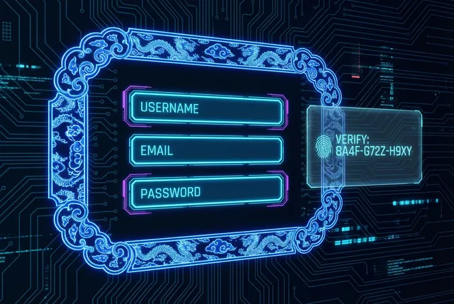 盛世棋牌2 赛博居民身份认证表单界面